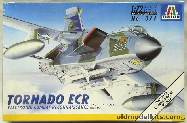 Italeri 1/72 MRCA Tornado ECR - RAF / Germany / Italy, 071 plastic model kit